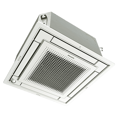 Daikin VISTA™ Ceiling Cassette indoor multi-zone ductless unit.