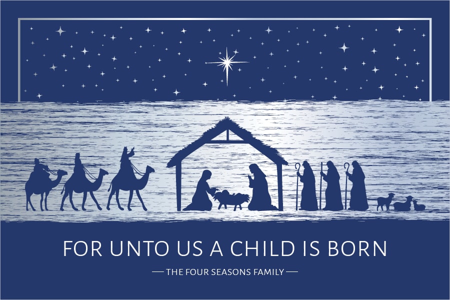 Happy Holidays from Four Seasons Heating & Cooling.